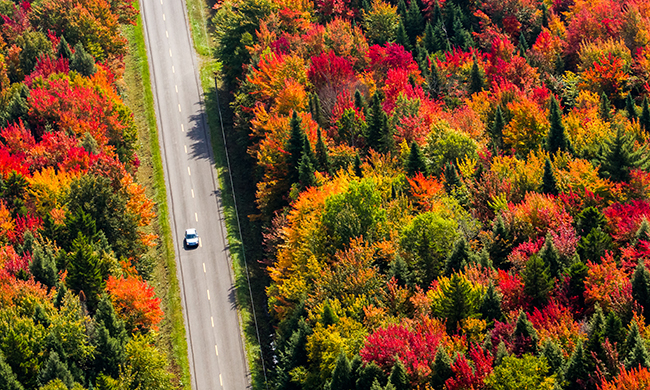 Autotour PANORAMAS SUR LE QUÉBEC & GASPÉSIE en RDV sur place