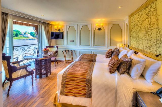 La Cantate de l'Irrawady - cabine Balcon - sens Mandalay/Prome - Birmanie
