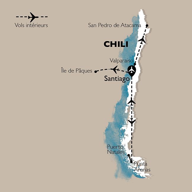 Circuit Beautés sauvages du Chili et Ile de Pâques 2020 - 18 personnes maximum