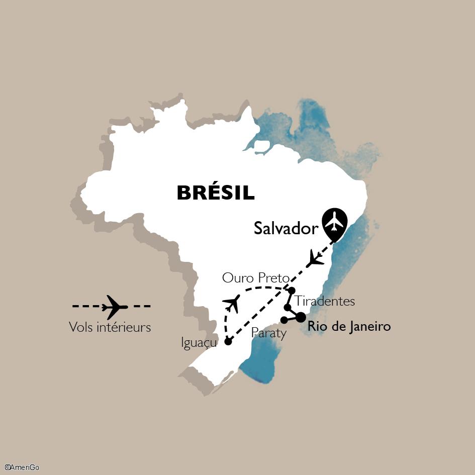 Circuit Brésil colonial, spécial Carnaval de Rio - 20 personnes maximum