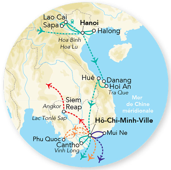 Merveilles du Vietnam 15J/12N - 2023