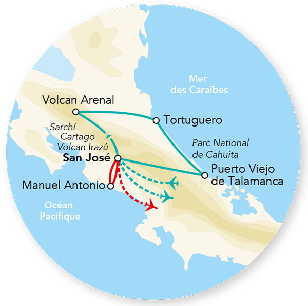 Immersion au Costa Rica & Extension Parc National Manuel Antonio 15J/13N - 2023