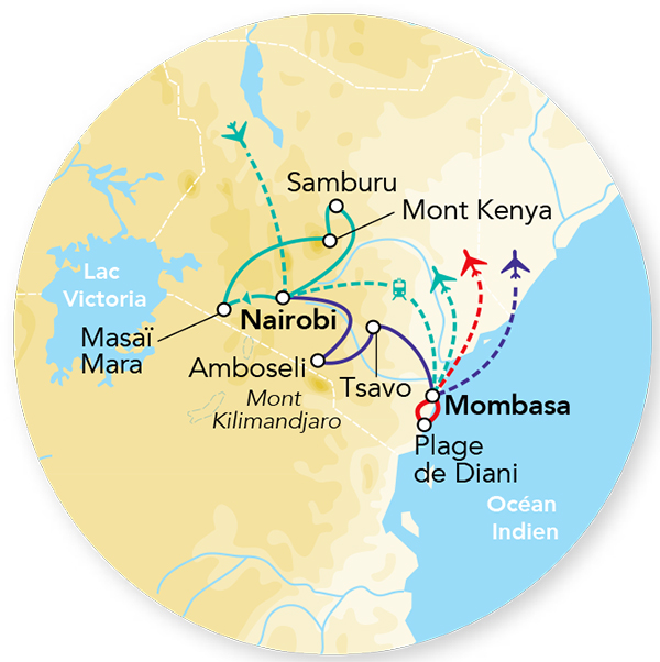 Explorations du Kenya 10J/07N - 2024