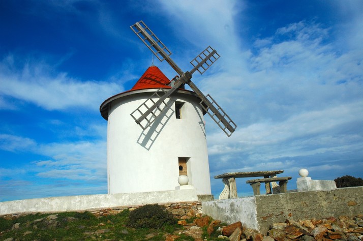 Le moulin Mattei dans le Cap Corse.
