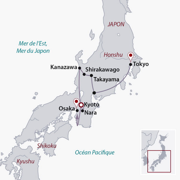Circuit Privé Le Japon des villes et des campagnes
