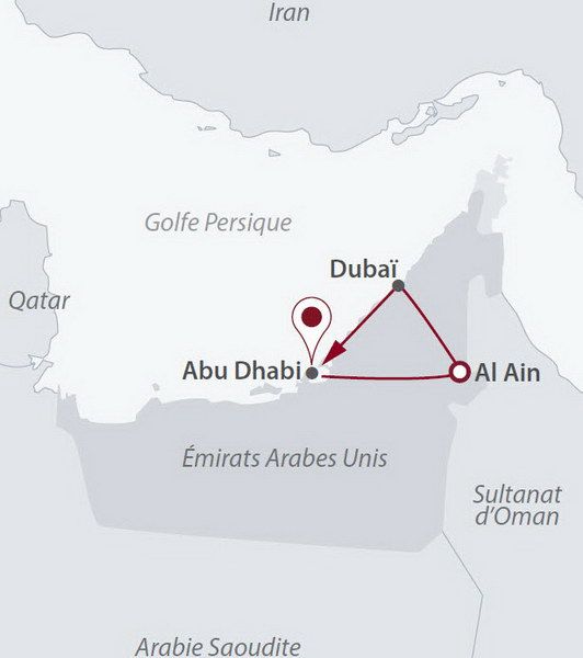 Tandem aux Emirats - Abu Dhabi, Dubaï