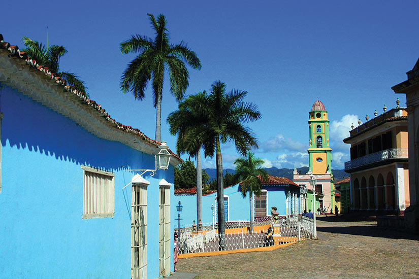 (Image) image Cuba Trinidad Maison bleue fo
