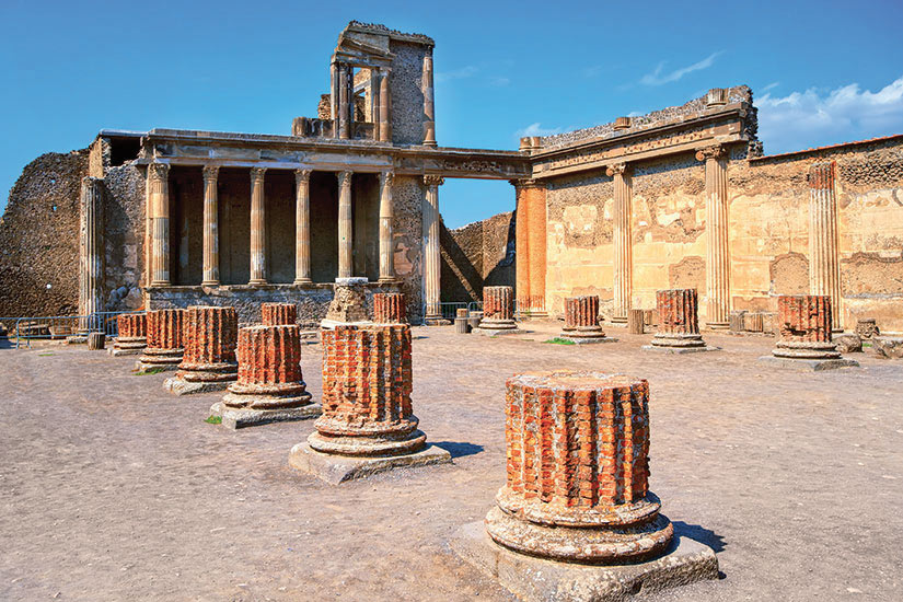 (Image) image Italie Pompei ruines du temple romain antique fo