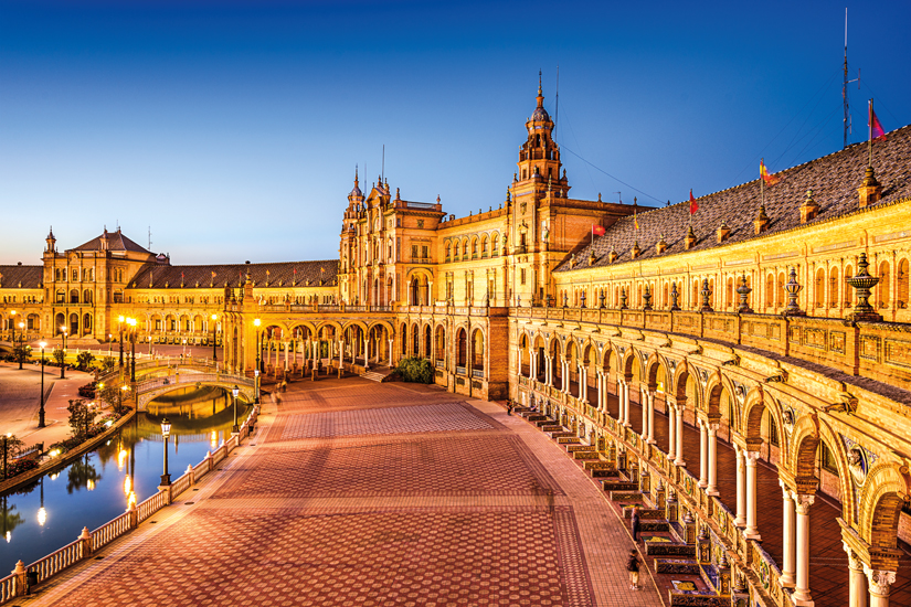 (Image) image Espagne seville place espagne soir 12 fo_76507673