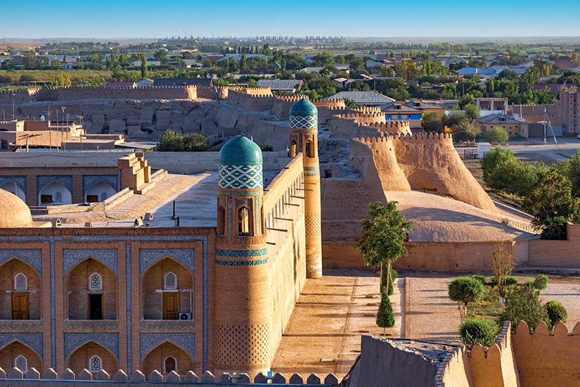 (Image) image Ouzbekistan Khiva Itchan Kala la vieille ville interieure is_624393584