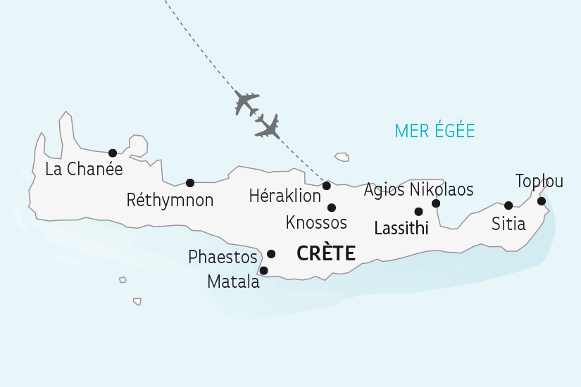 Combiné Grèce - Crète La Crète d'Est en Ouest, circuit combiné